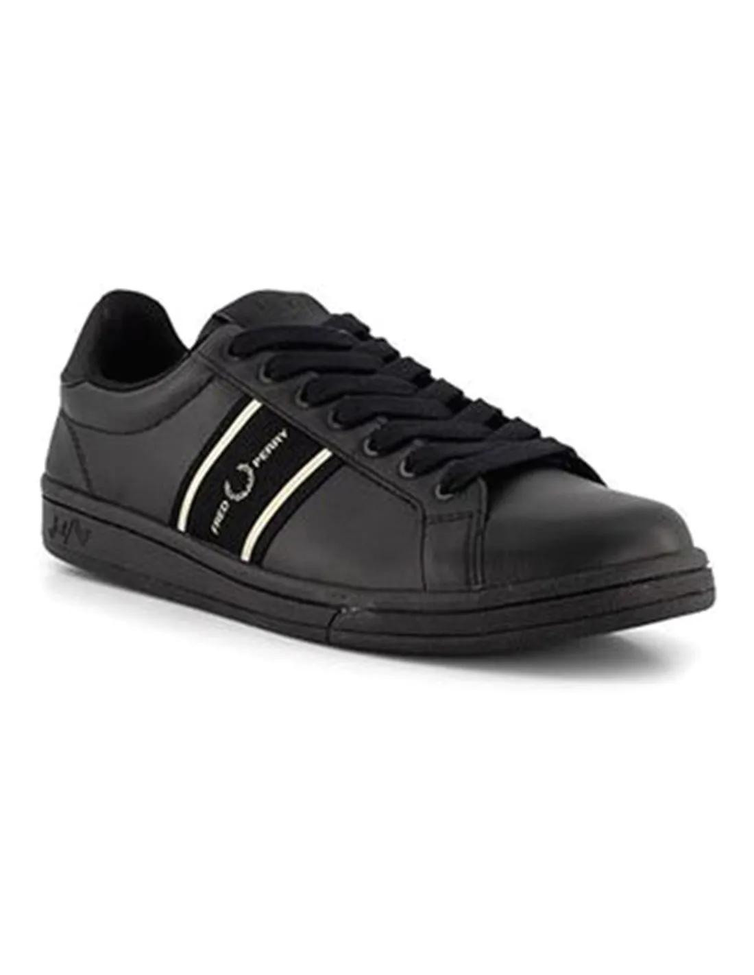 Fred Perry men's black sneakers B4292 Fall/Winter 2022