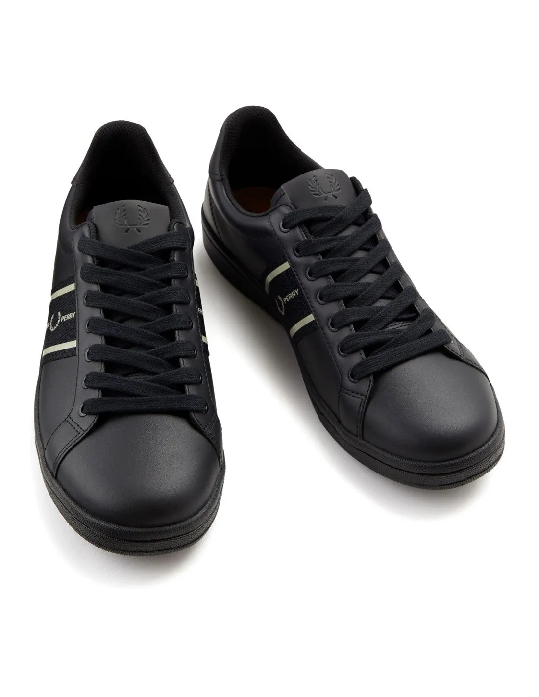 Fred Perry men's black sneakers B4292 Fall/Winter 2022