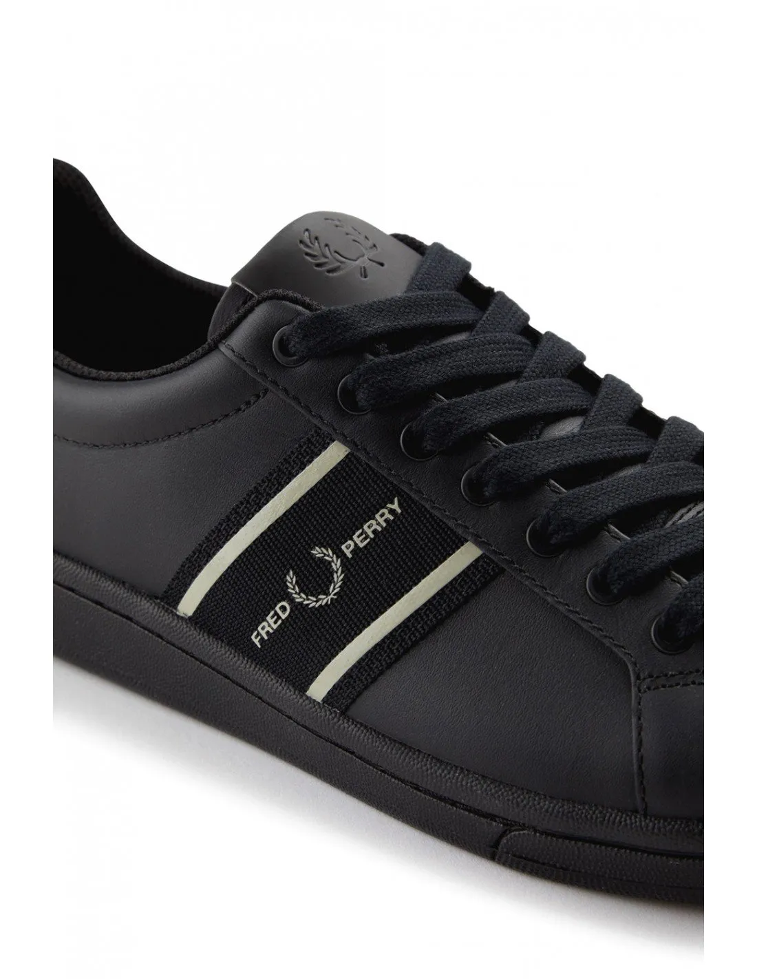 Fred Perry men's black sneakers B4292 Fall/Winter 2022