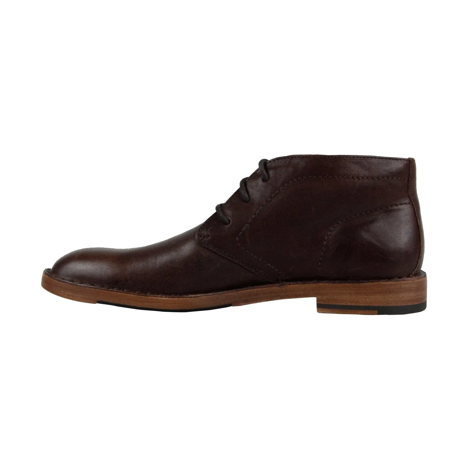 Frye Men's Brown Leather Lace Up Chukka Boots