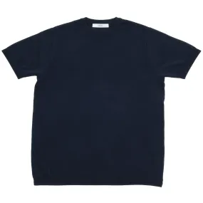 Fujito Navy Knit T-Shirt