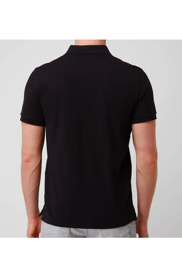 GANT Black Short Sleeve Polo Shirt