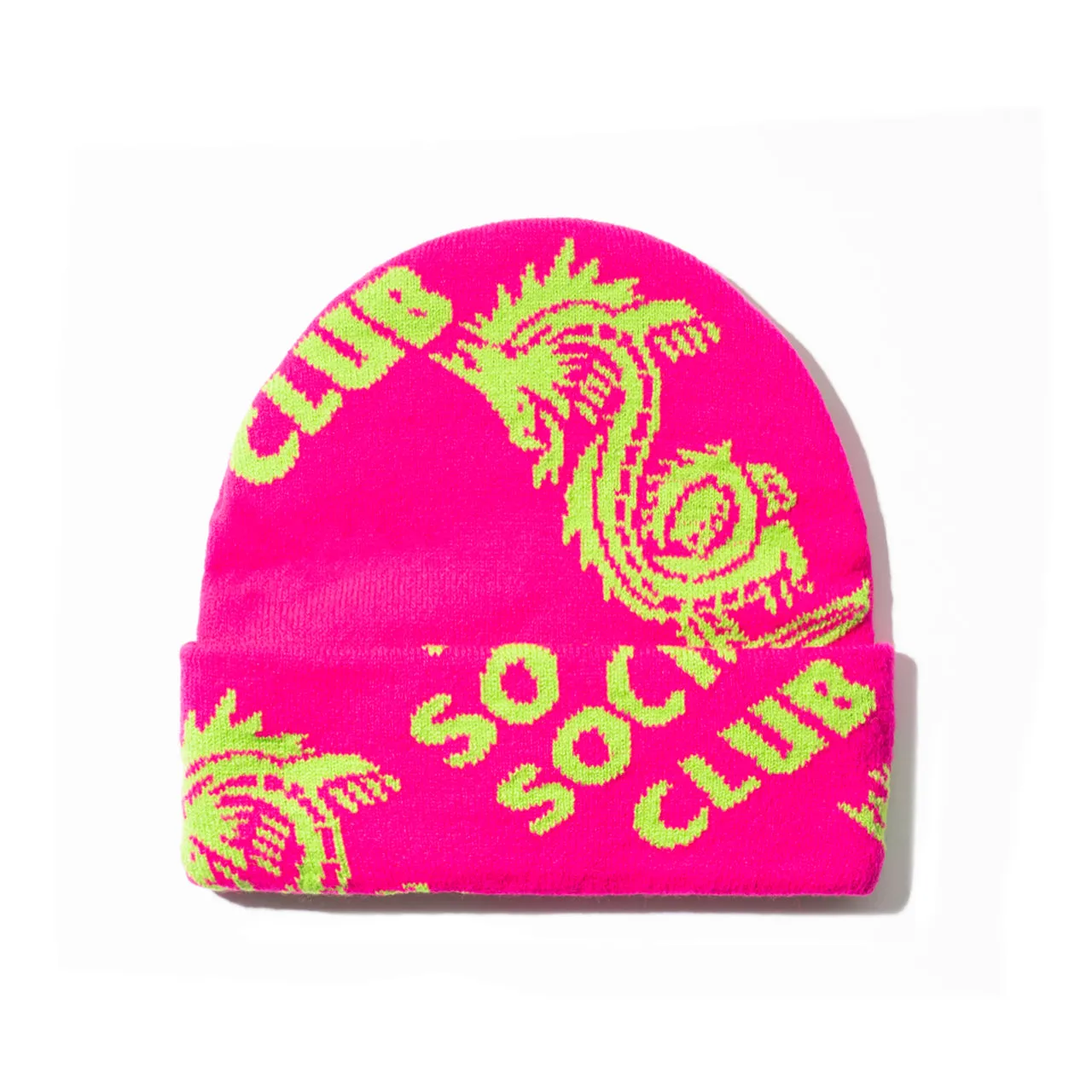 Garden Grove Pink Knit Cap