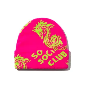 Garden Grove Pink Knit Cap