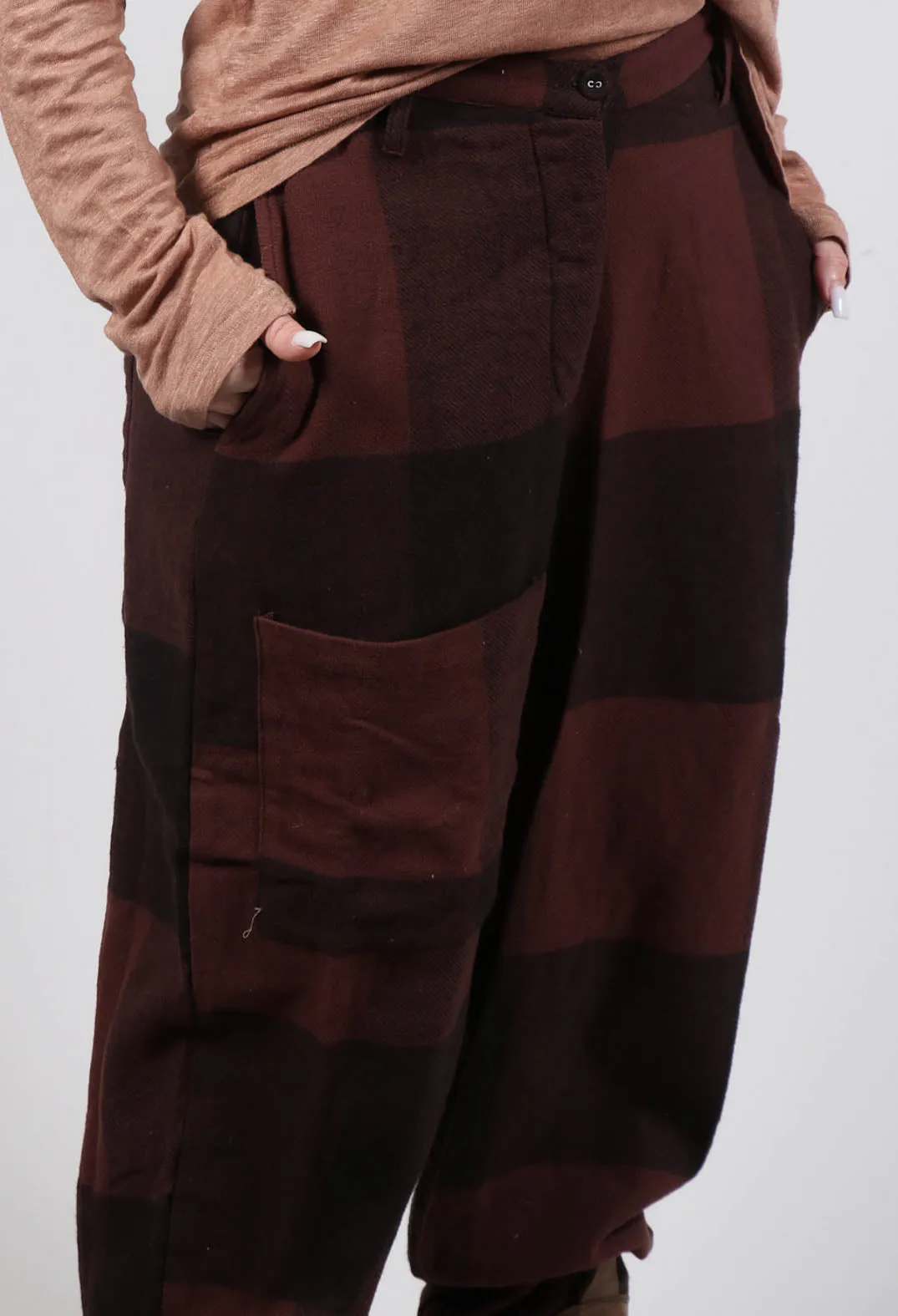 Gaston Trouser in Aubergine