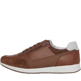 GEOX Mens Avery Trainers Brown