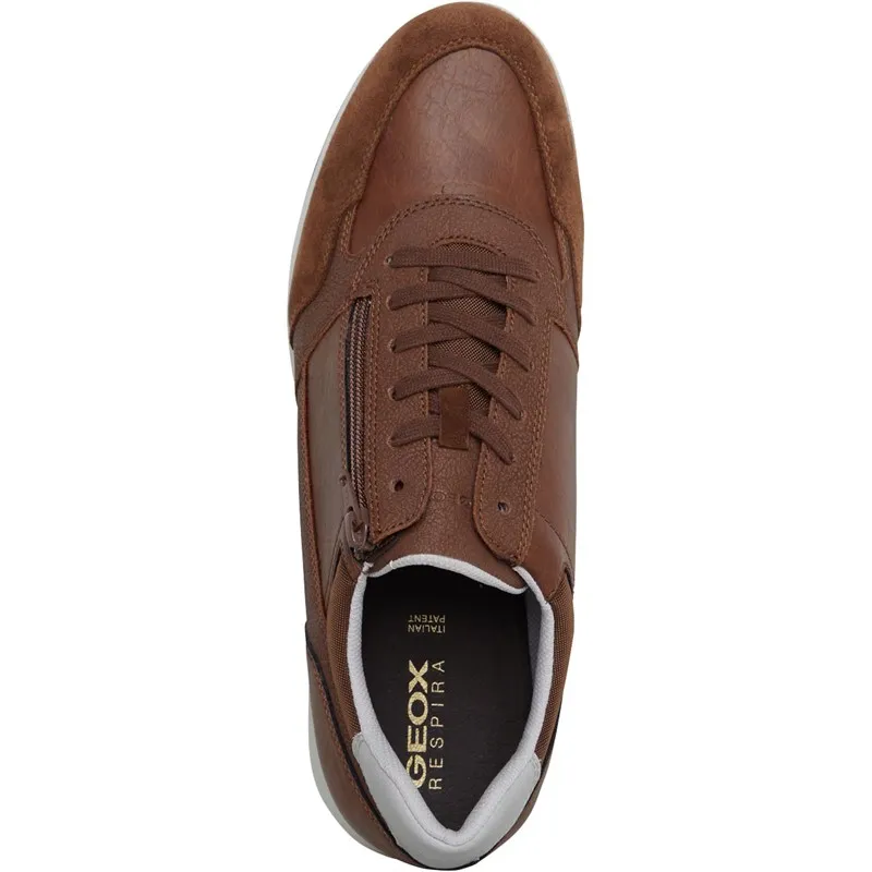 GEOX Mens Avery Trainers Brown