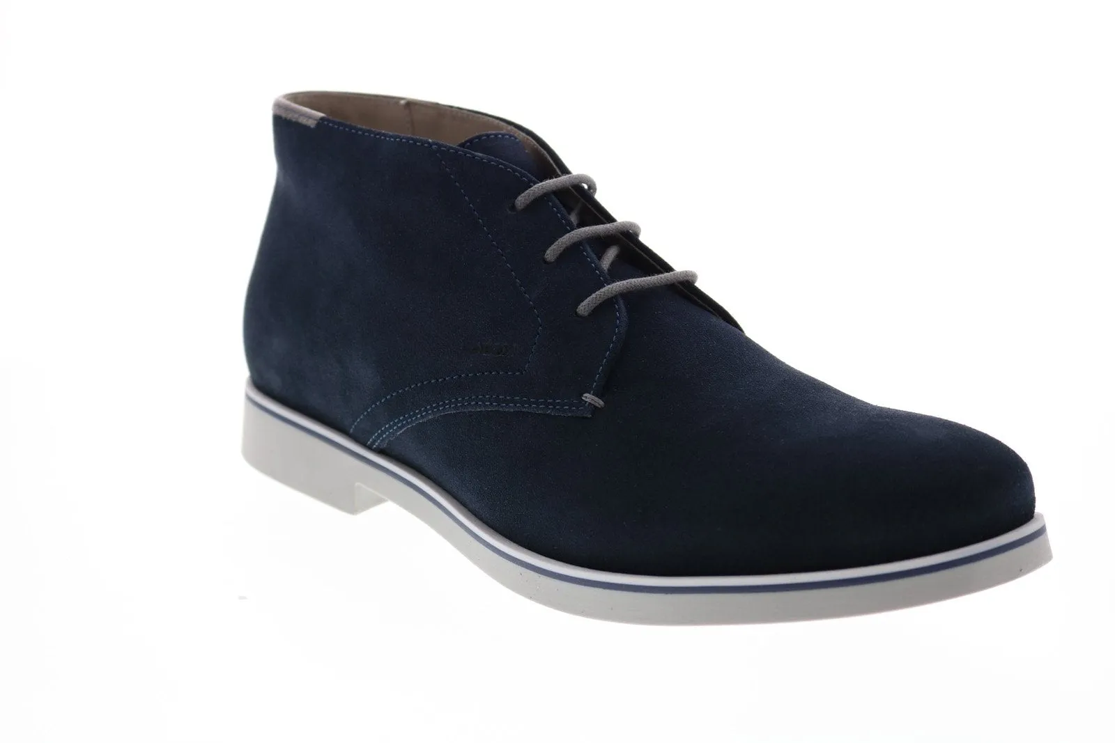 Geox Men's Blue Suede Chukka Boots - U Danio B U620TB00022C4002