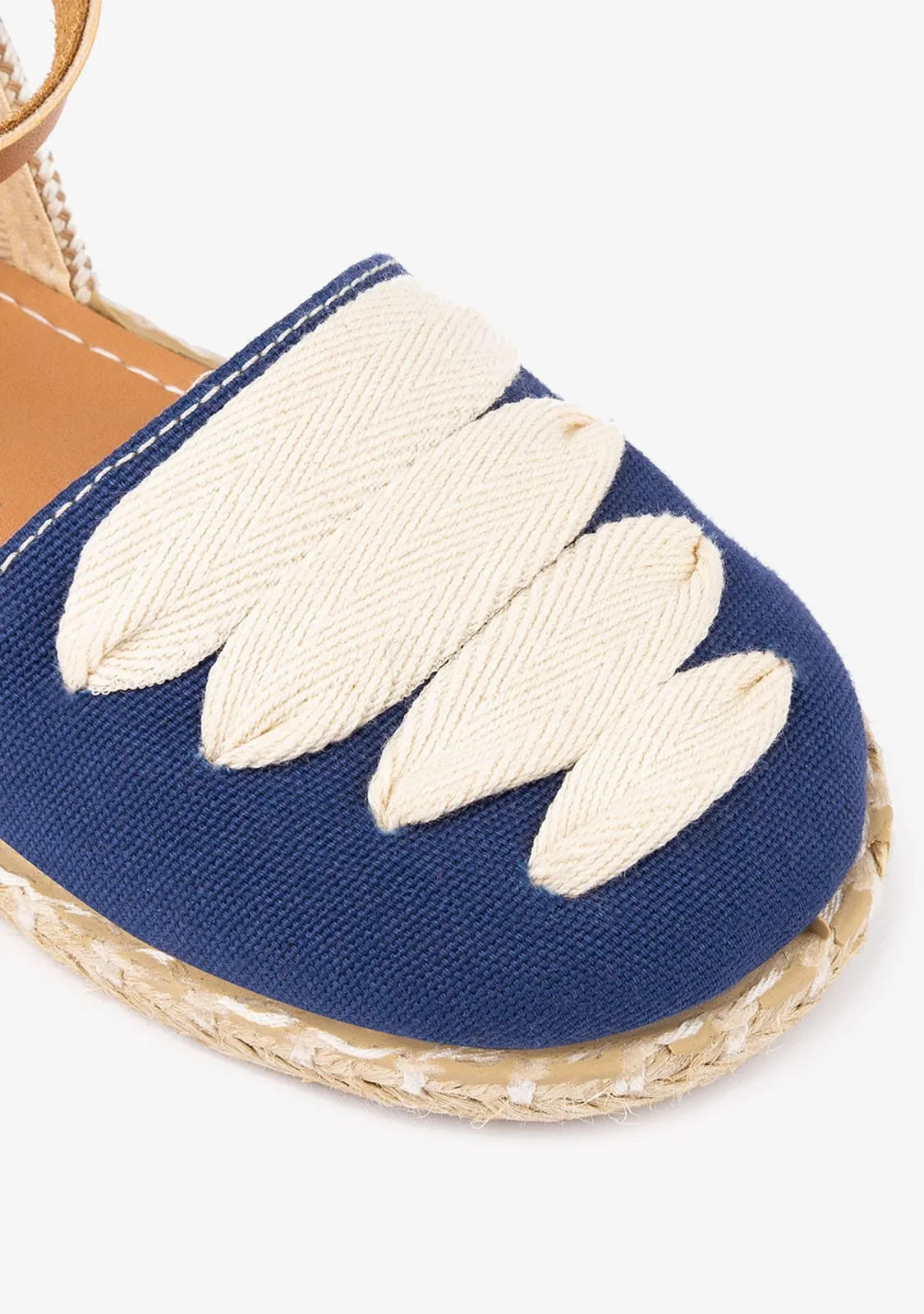 Girl's Blue Laces Espadrilles