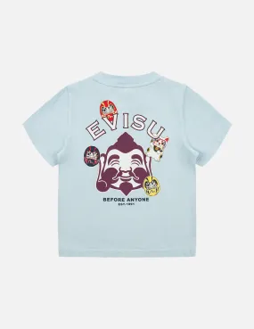 Godhead and Daruma Print T-shirt