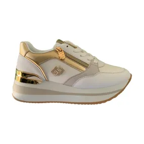 Gold GB836 White Women's Sneakers