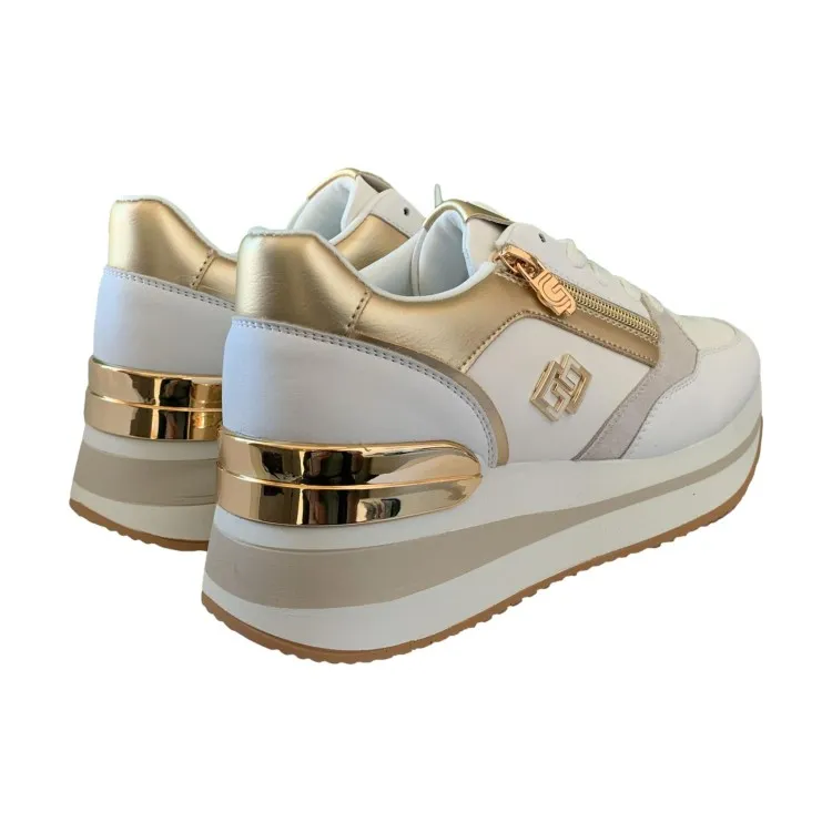 Gold GB836 White Women's Sneakers