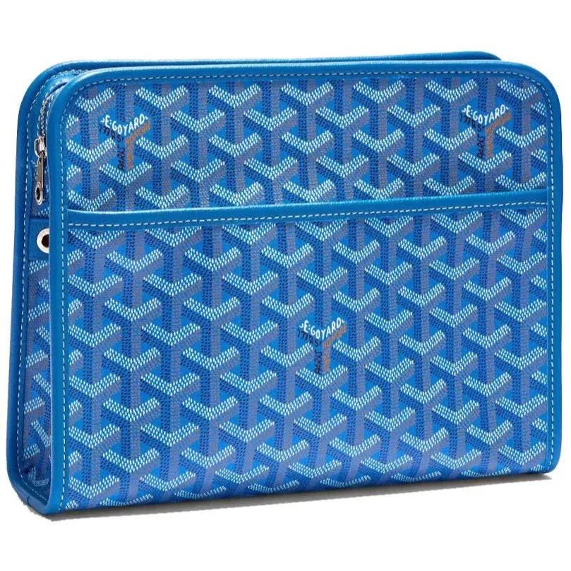 Goyard Jouvence Toiletry Bag MM Sky Blue