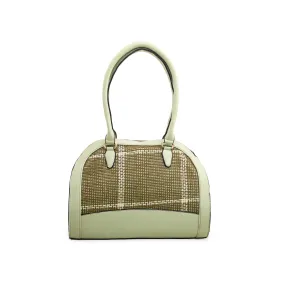 Green Formal Hand Bag P54580