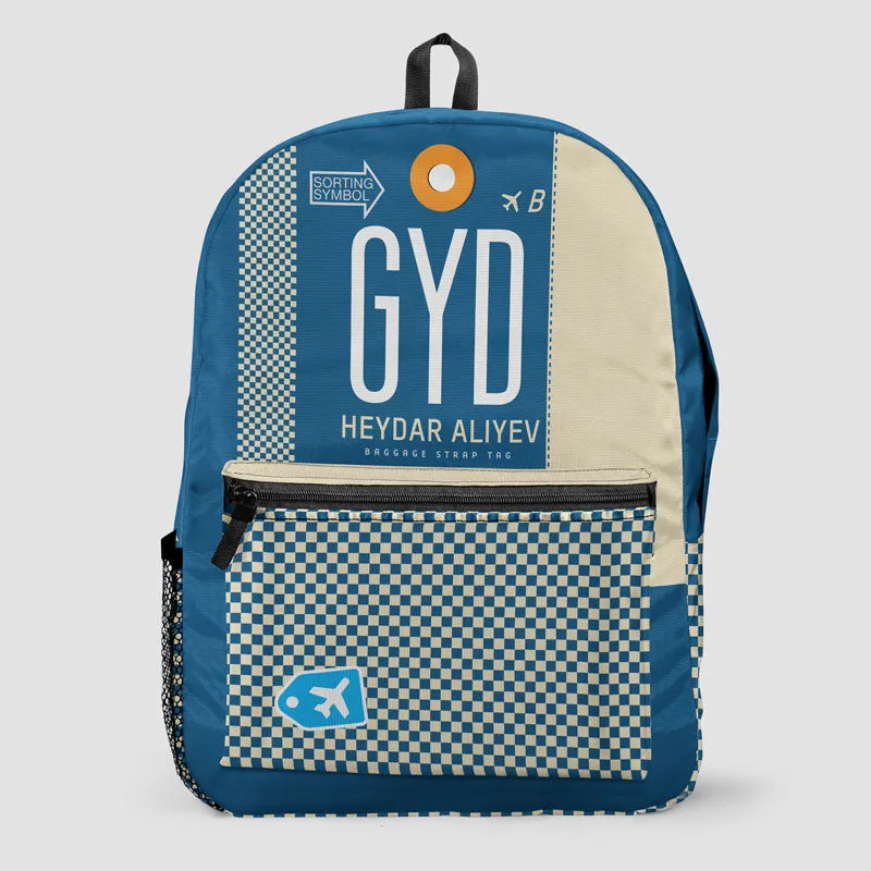 GYD travel backpack