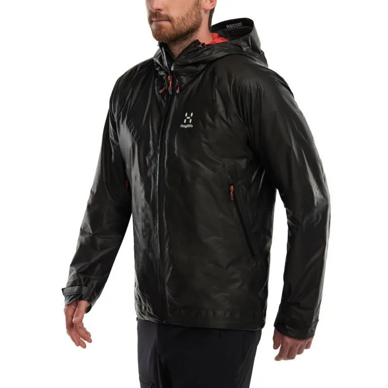 Haglöfs L.I.M GTX ShakeDry Hood - Men's Rain Jacket - Waterproof.