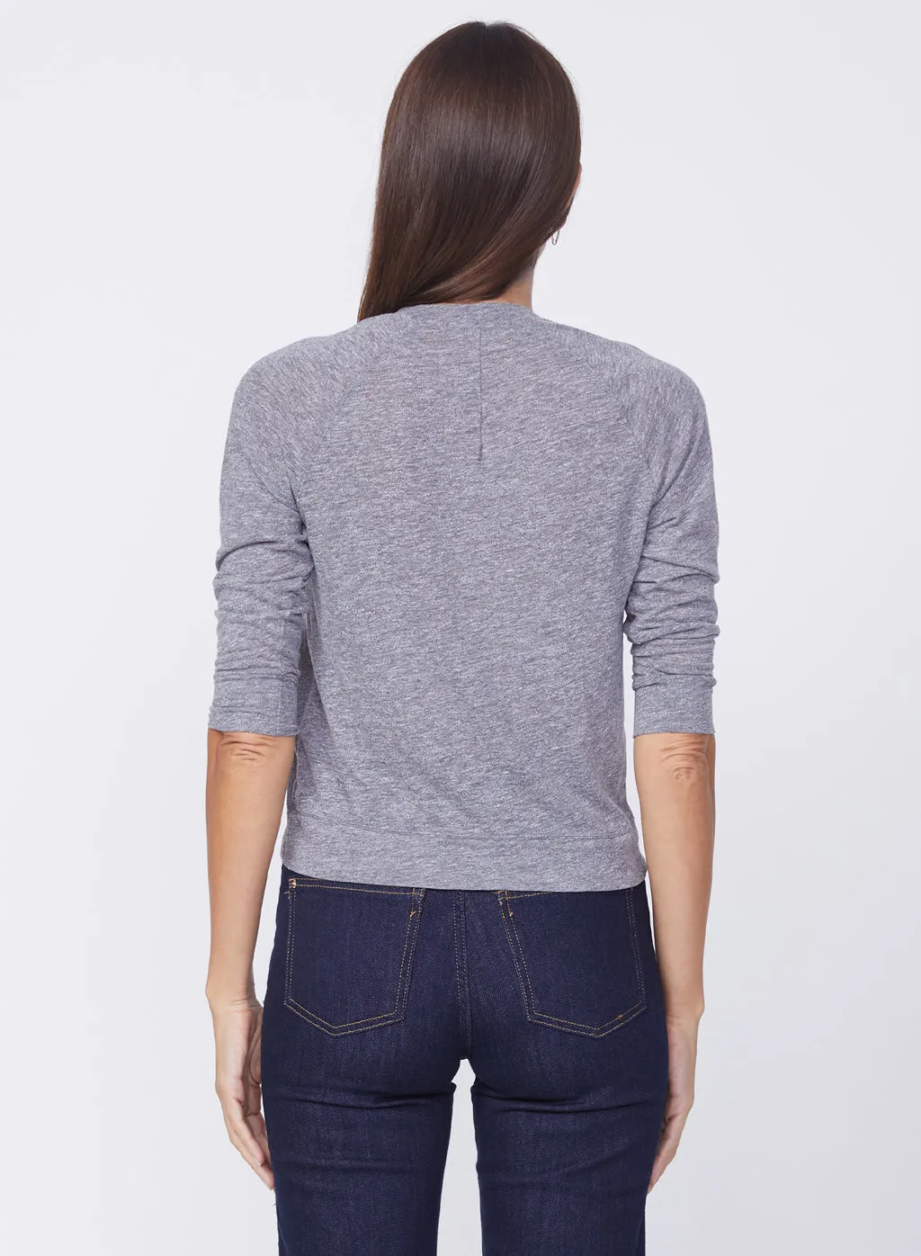 Heather Grey Triblend Sweatshirt Tee