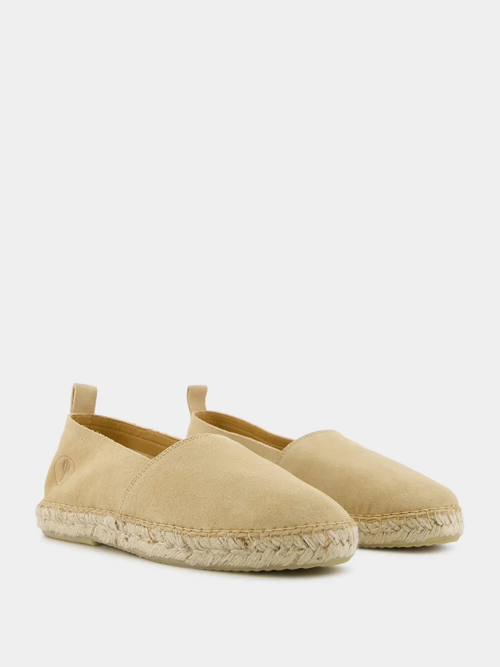 Helio Suede Beige Espadrilles