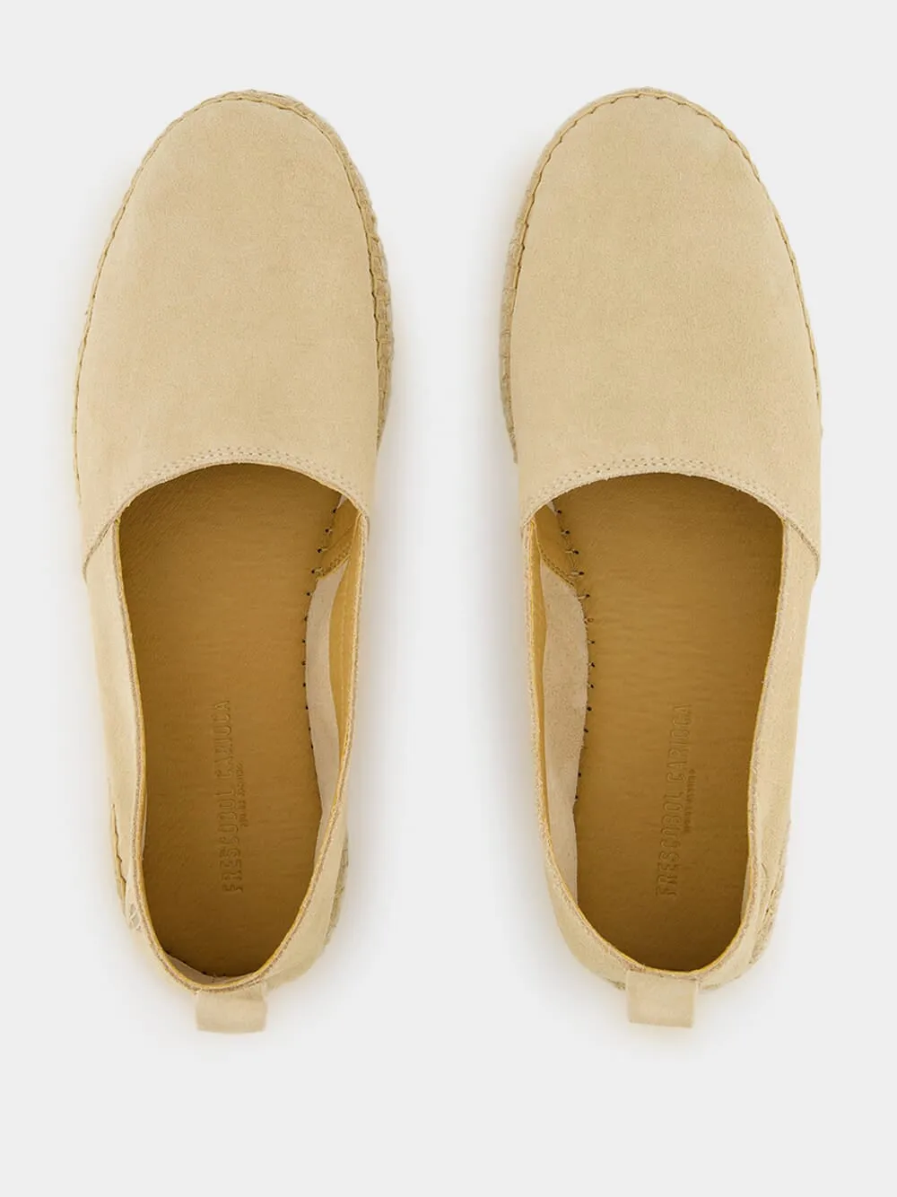 Helio Suede Beige Espadrilles