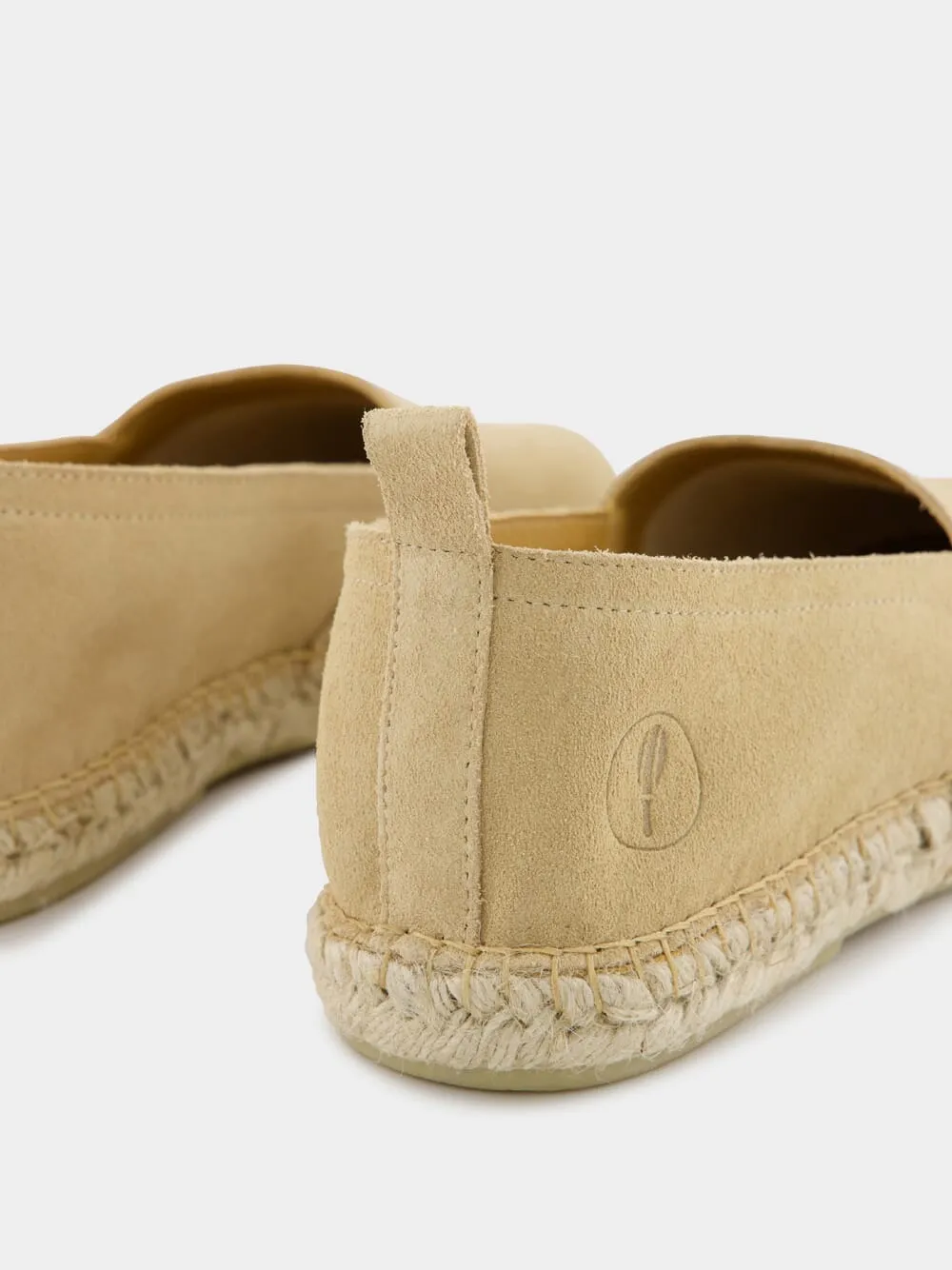 Helio Suede Beige Espadrilles