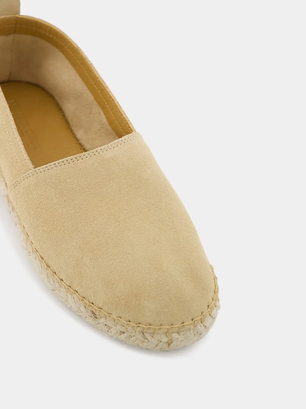 Helio Suede Beige Espadrilles