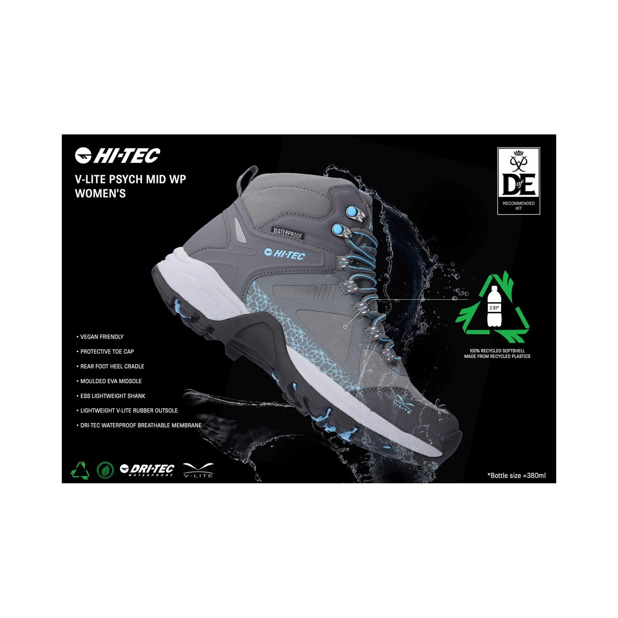 Hi-Tec V-Lite Psych Boots - Mid Grey