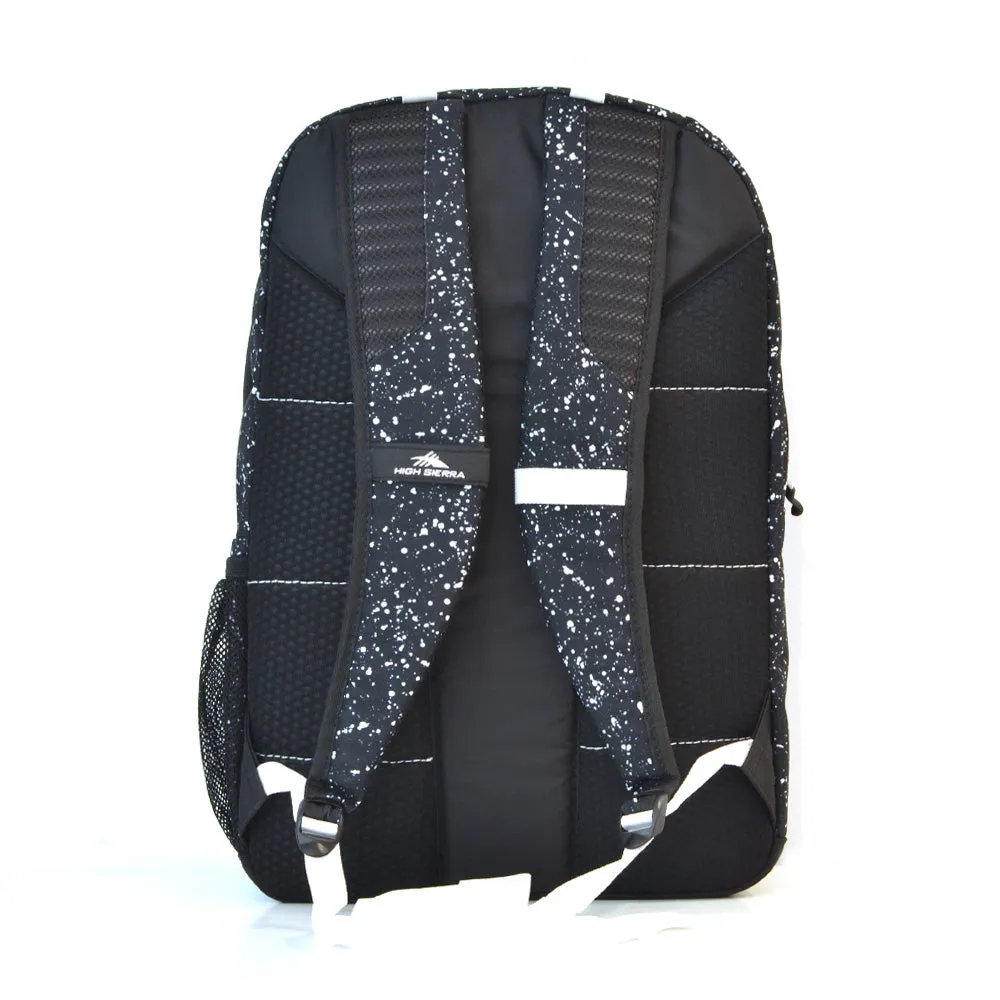 High Sierra Blaise Backpack Speckle Black White