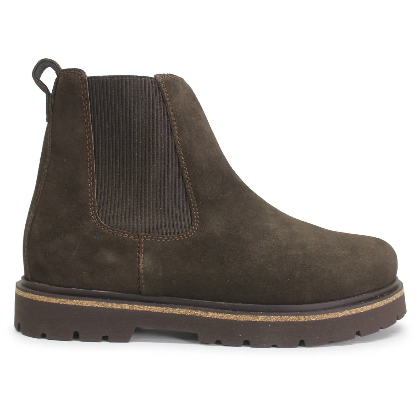 Highwood Slip On Mid Suede Leather Unisex Chelsea Boots