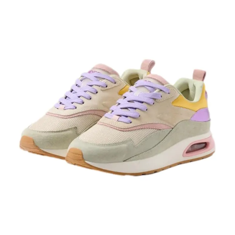 Hoff Parthenon Gray Purple Women's Lace-Up Sneakers