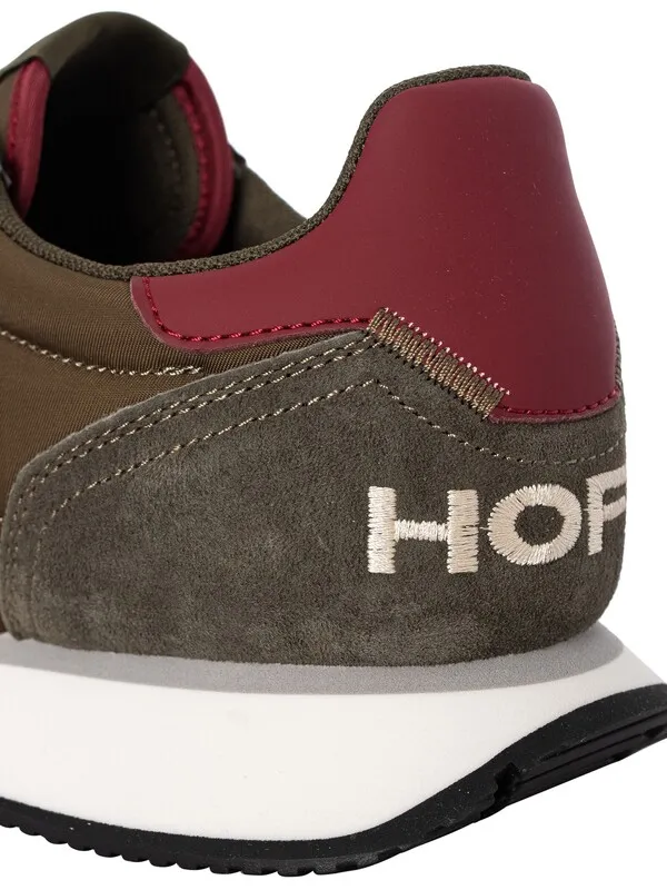 HOFF Sardis Suede Trainers - Olive