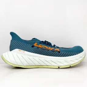 Hoka One One Mens Carbon X 3 1123192 BCBLC Blue Running Shoes Sneakers Sz 10.5 D