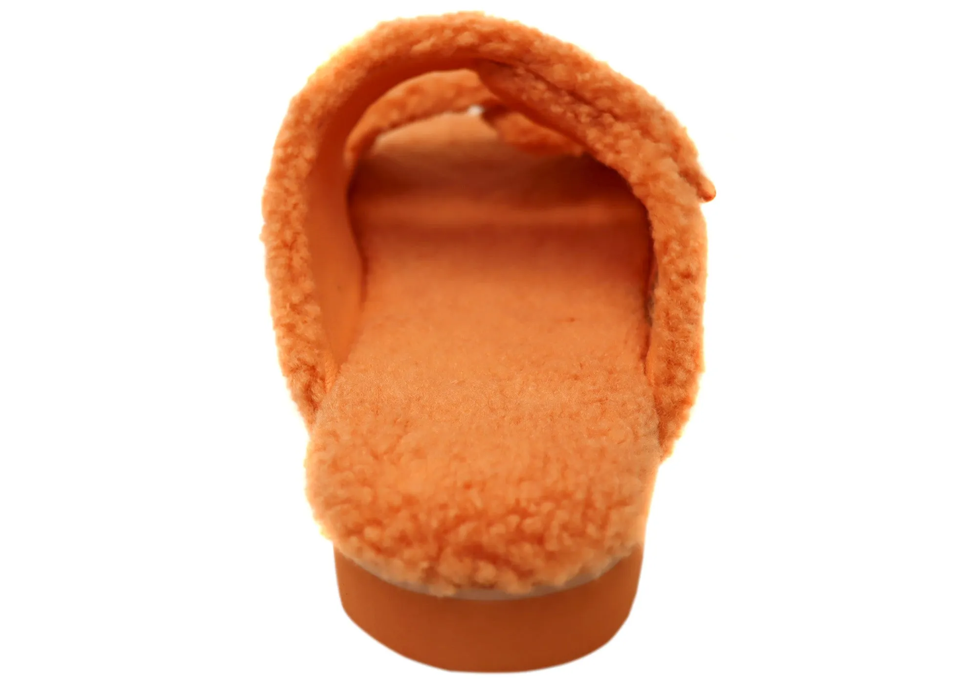 Hush Puppies Fluffy Womens Comfortable Open Toe Slippers