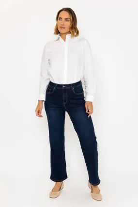 Isabel Wide Leg Denim Trousers