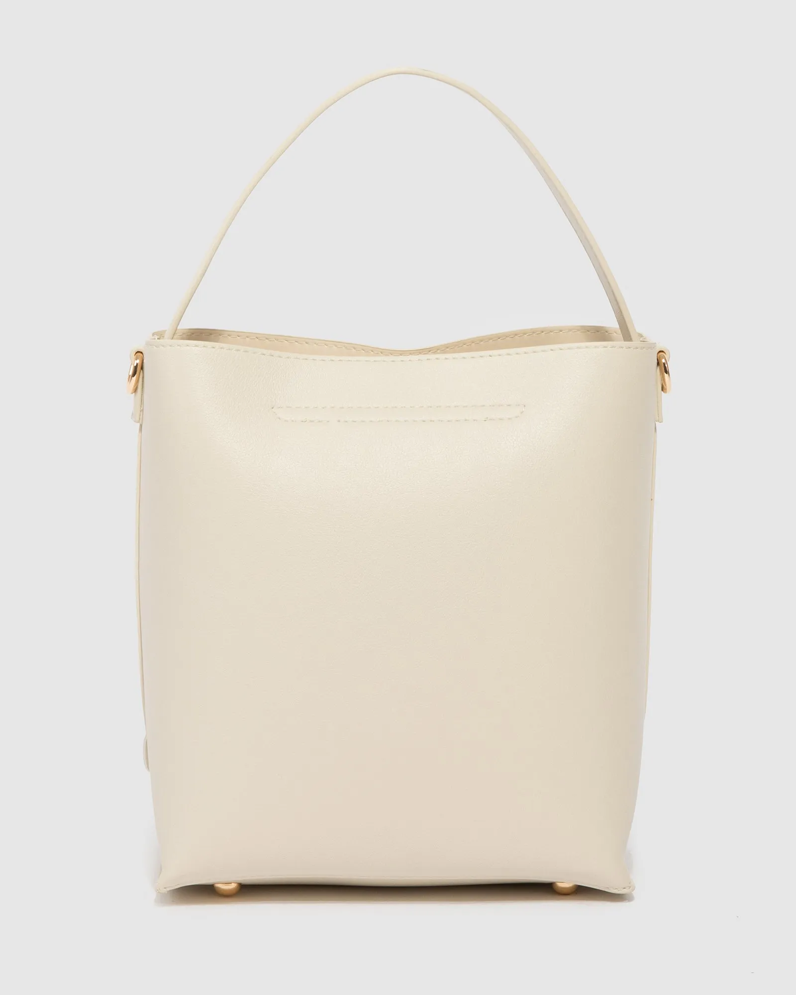 Ivory Arielle Tassel Bucket Bag