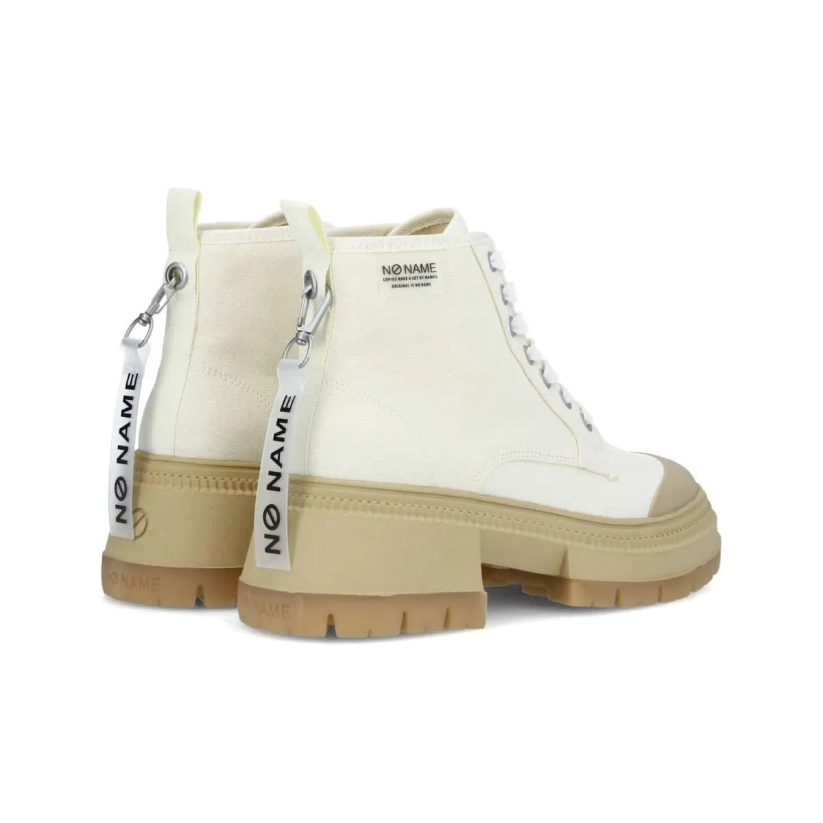 Ivory Recycled Canvas Strong Boots