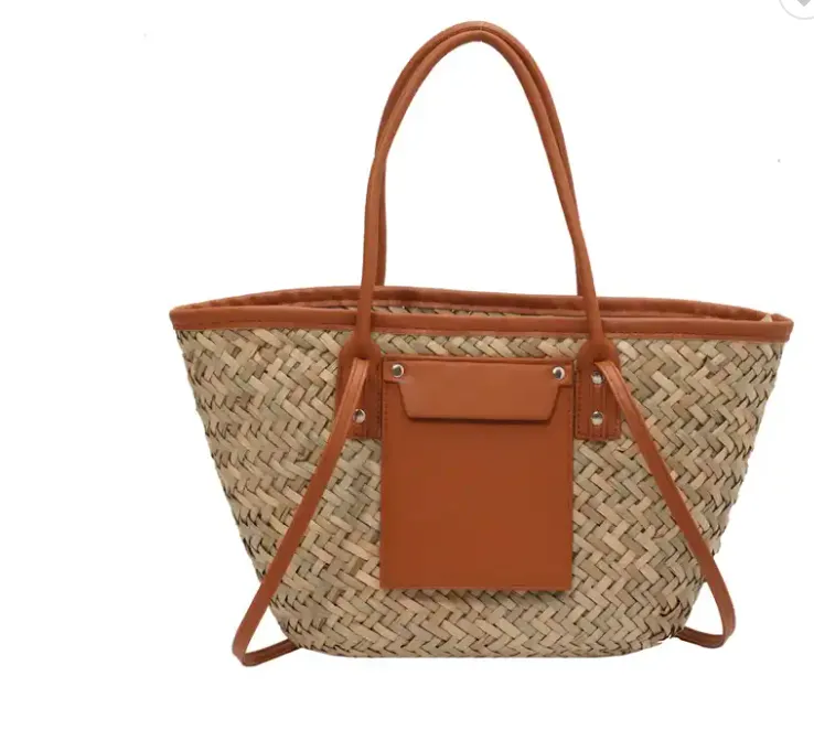 Izzy straw bag - Tan