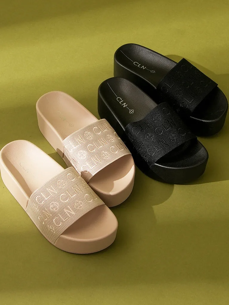 Jace Flatform Slides on Sale: P999 each or Any 2 for P1299