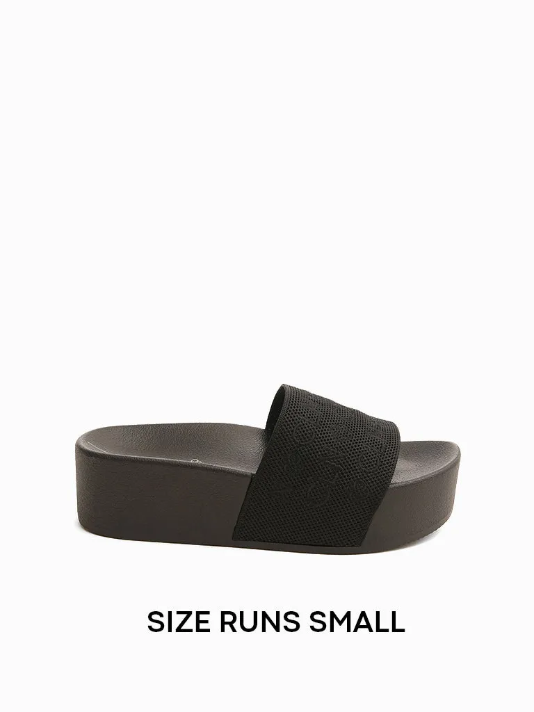 Jace Flatform Slides on Sale: P999 each or Any 2 for P1299