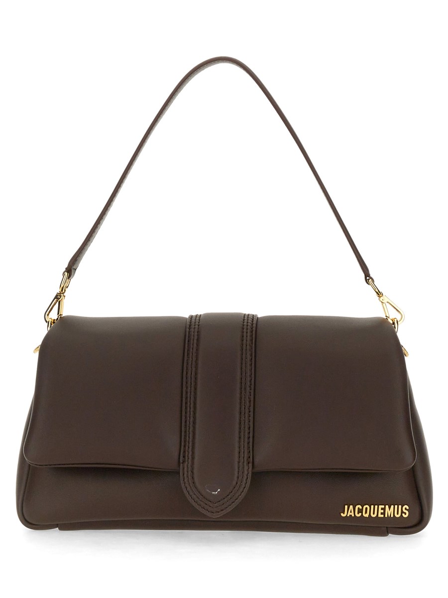 JACQUEMUS Long Leather Le Bambimou Tote