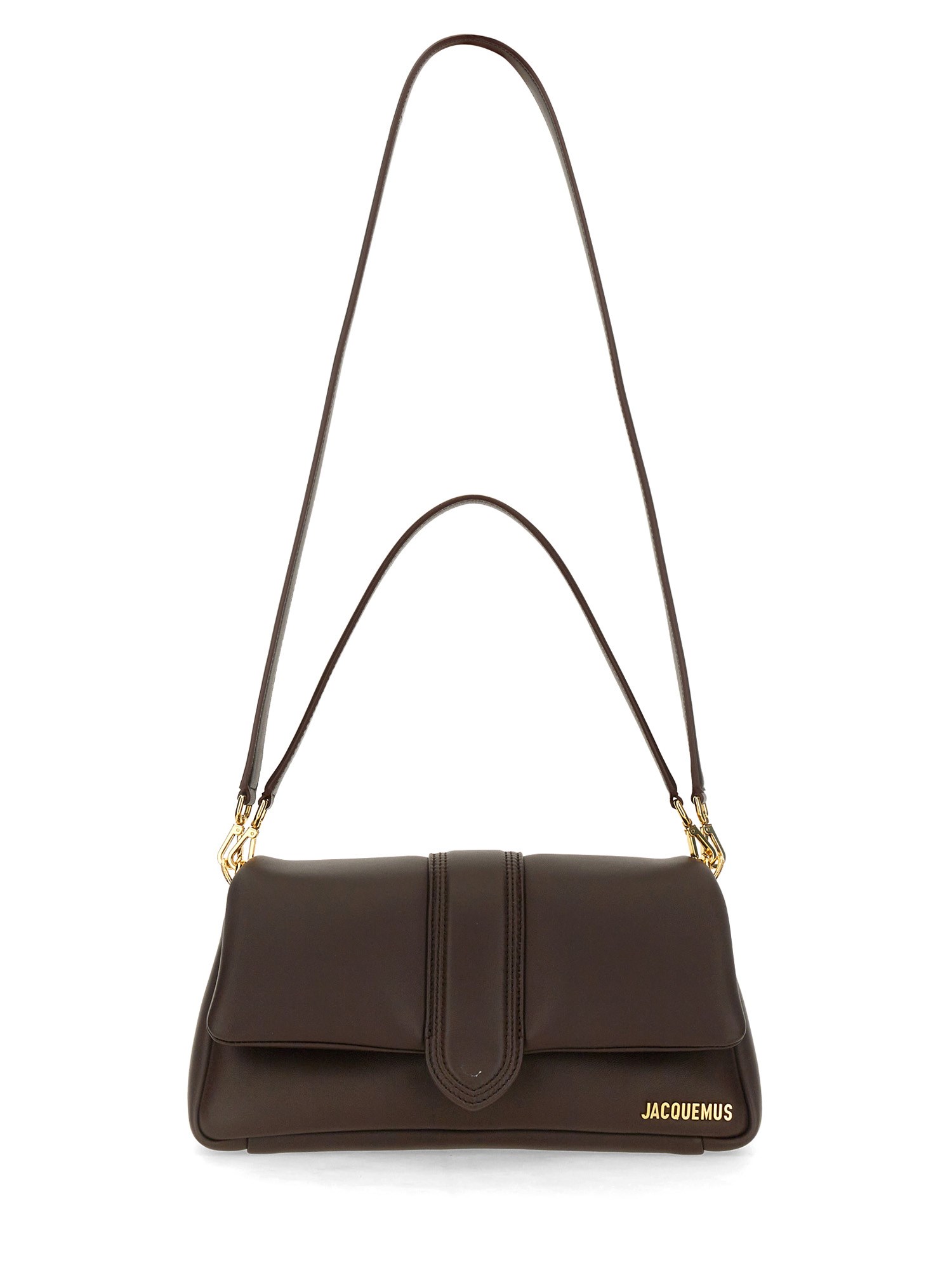 JACQUEMUS Long Leather Le Bambimou Tote