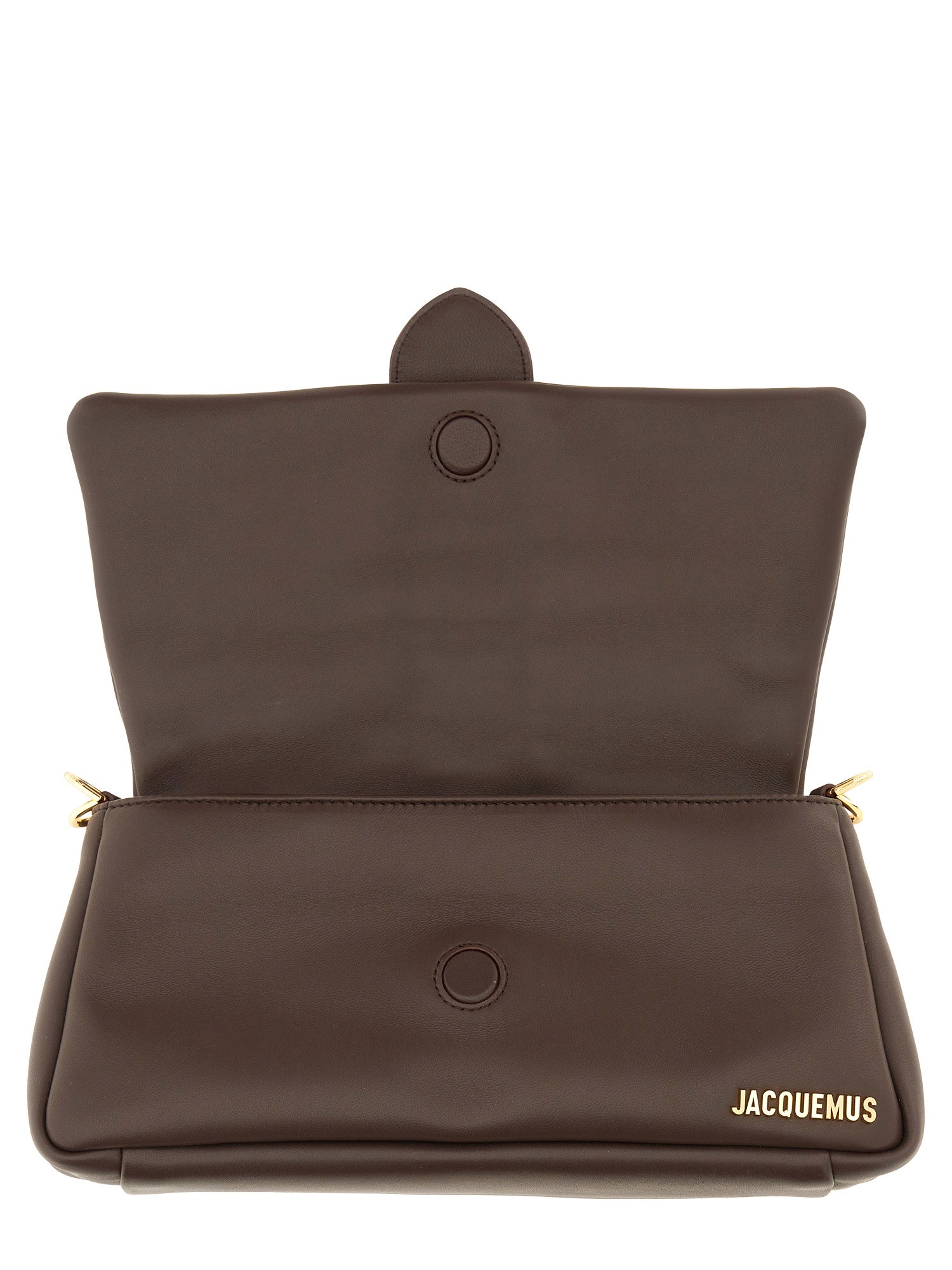 JACQUEMUS Long Leather Le Bambimou Tote