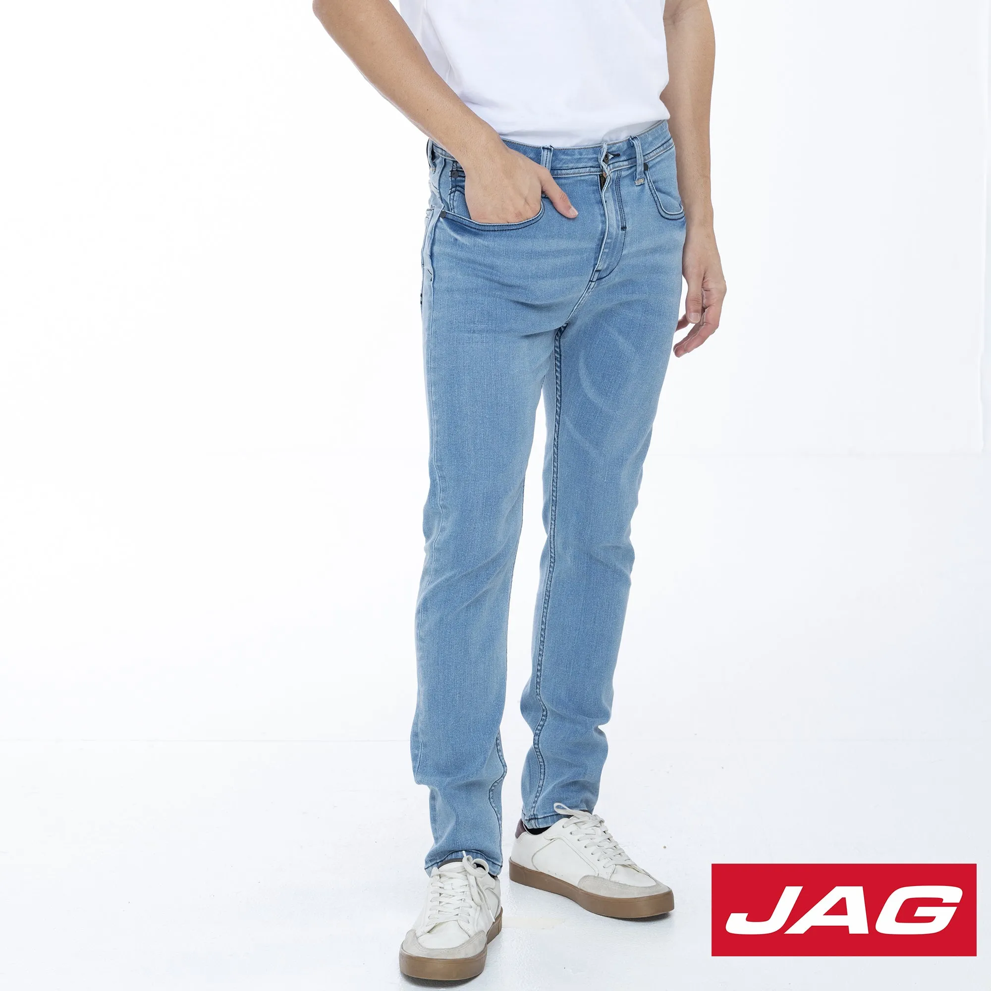 Jag Black Men's Skinny Stretch Jeans in Dark Blast