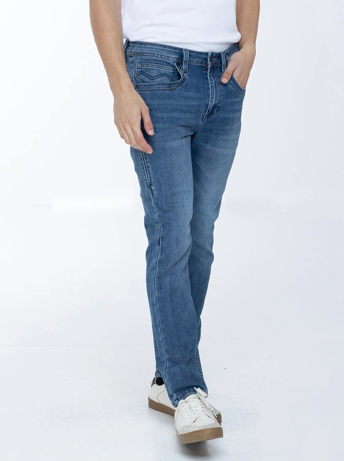 Jag Men's Skinny Stretch Jeans in Blue Crush