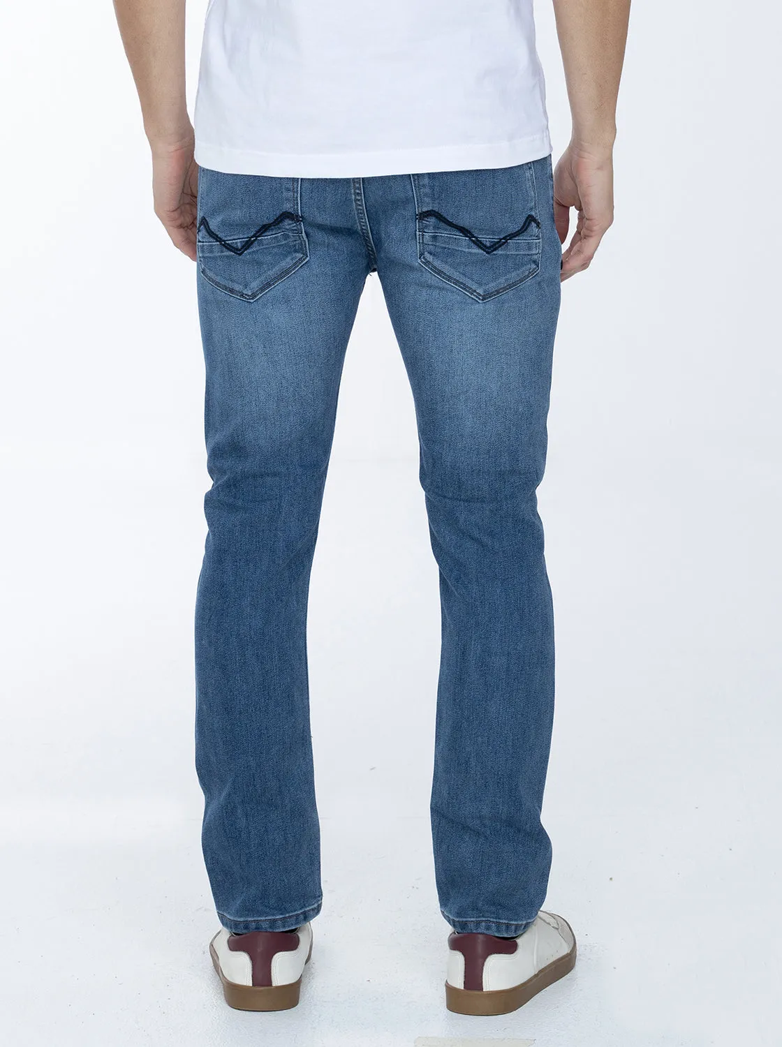 Jag Men's Skinny Stretch Jeans in Blue Crush