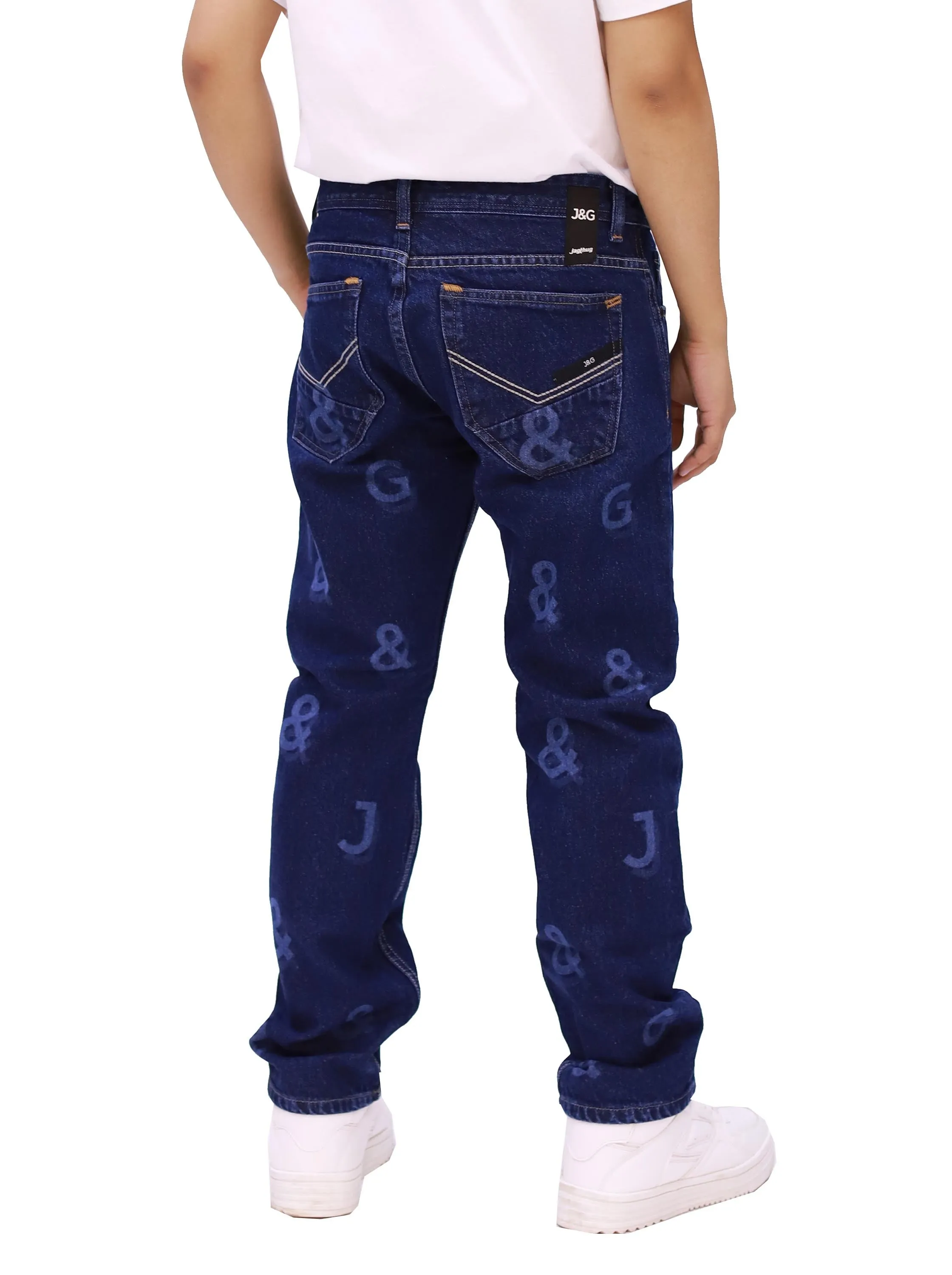 J&G Full Print Jeans