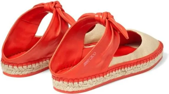 Jimmy Choo Reka woven espadrilles Red