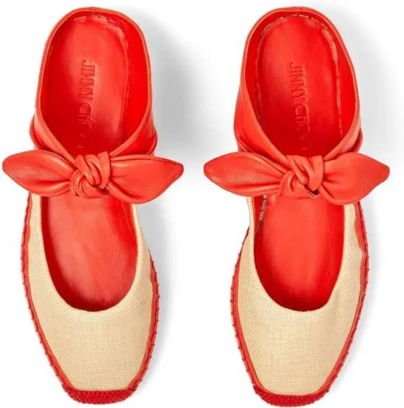 Jimmy Choo Reka woven espadrilles Red