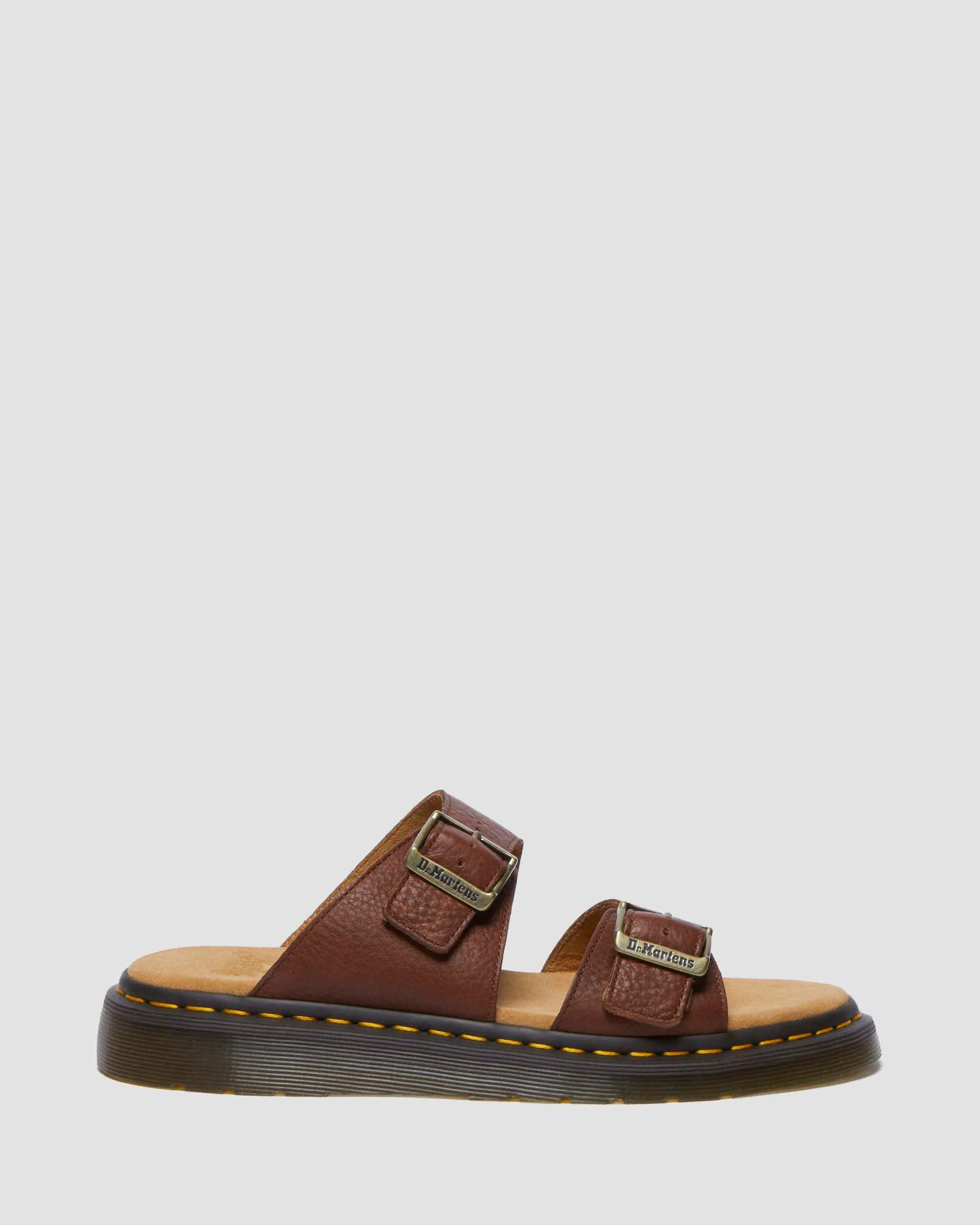 Josef Ambassador Leather Buckle Sandal Slides