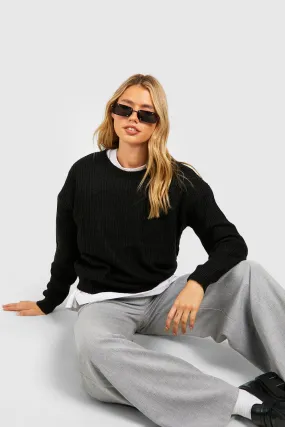 Jumpers & Cardigans | Crew Neck Jumper | boohoo