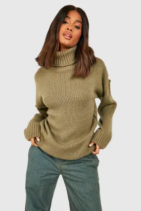 Jumpers & Cardigans | Soft Knit Roll Neck Jumper | boohoo